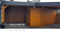 Desktop Screenshot of carport-celle.de