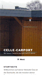Mobile Screenshot of carport-celle.de